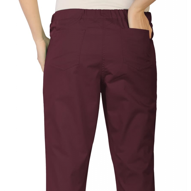 Pantalon Medical Femme Life Threads 1120 Bordeaux