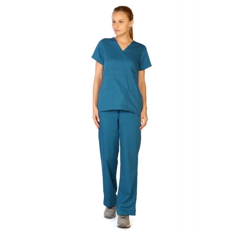 Pantalon Medical Femme Life Threads 1120 Bleu Caraibe