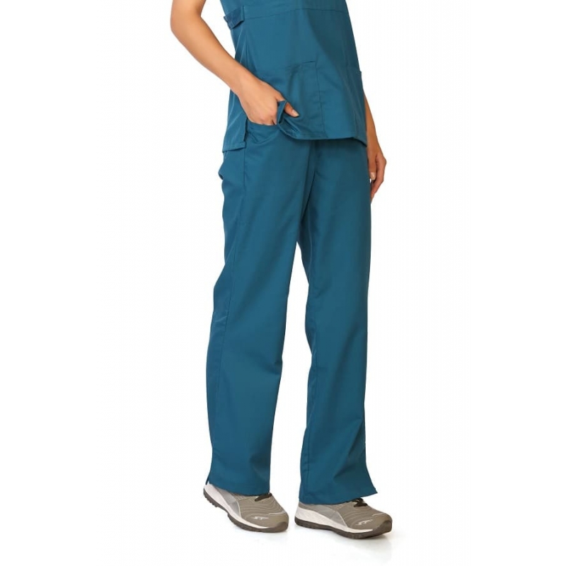 Pantalon Medical Femme Life Threads 1120 Bleu Caraibe