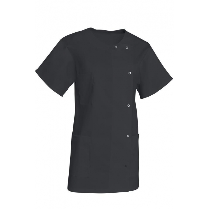Blouse Médicale Asymétrique Noémie Gris Anthracite