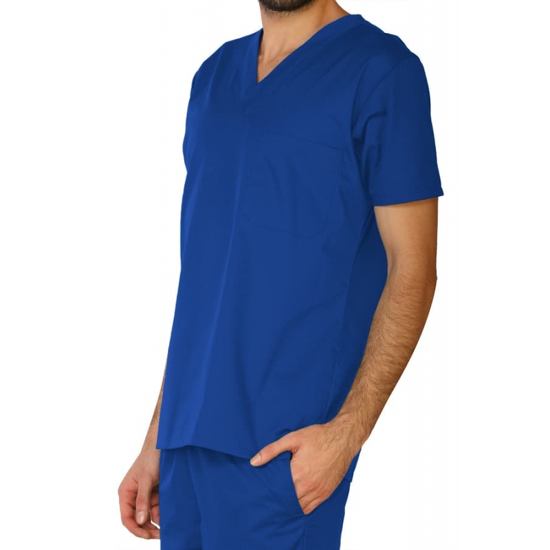 Tunique Medicale Homme Life Threads 3110 Bleu Royal