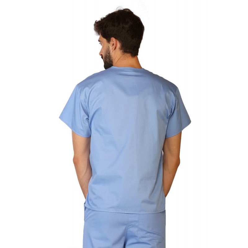 Tunique Medicale Homme Life Threads 3110 Bleu Ciel