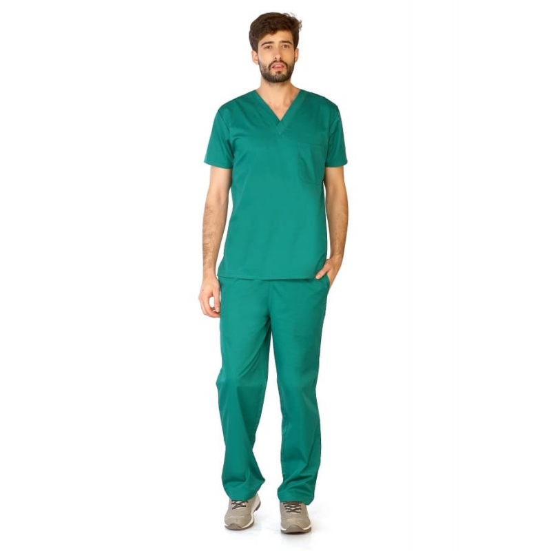 Tunique Medicale Homme Life Threads 3110 Vert