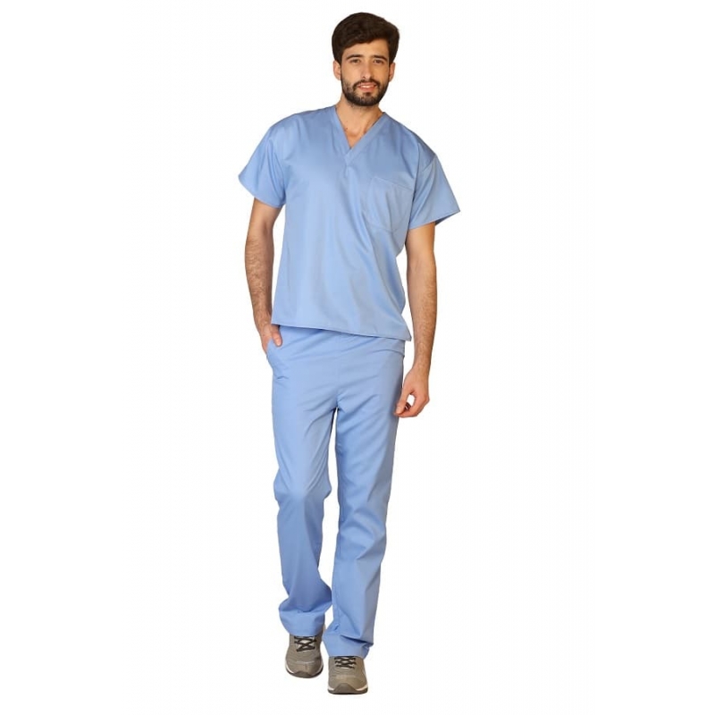 Pantalon Medical Homme Life Threads 3120 Bleu Ciel