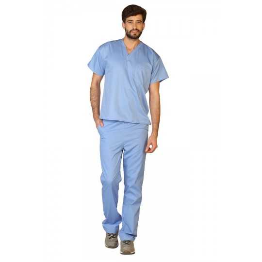 Pantalon Medical Homme Life Threads 3120 Bleu Ciel