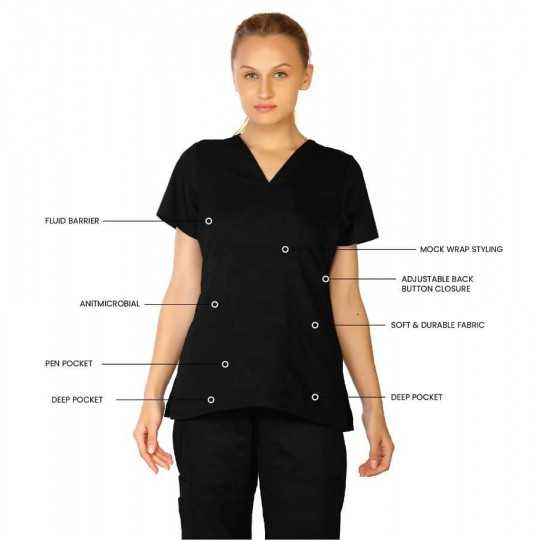 Tunique Medicale Life Threads 1110 Noir