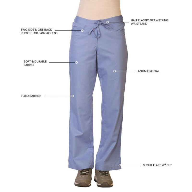 Pantalon Medical Femme Life Threads 1120 Bleu Ciel