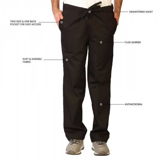 Pantalon Medical Homme Life Threads 3120 Noir