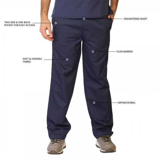 Pantalon Medical Homme Life Threads 3120 Bleu Marine
