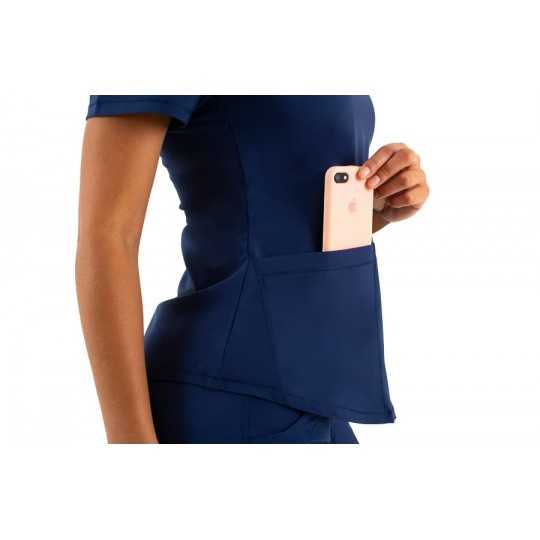 Tunique Medicale Femme Life Threads 1510 Bleu Marine