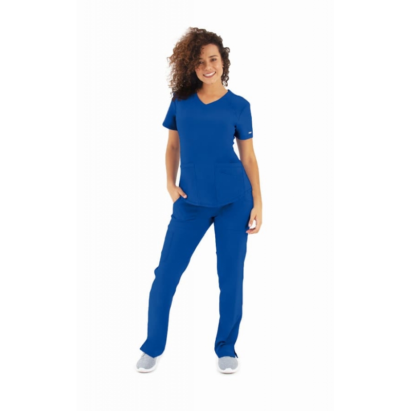 Tunique Medicale Femme Life Threads 1510 Bleu Royal