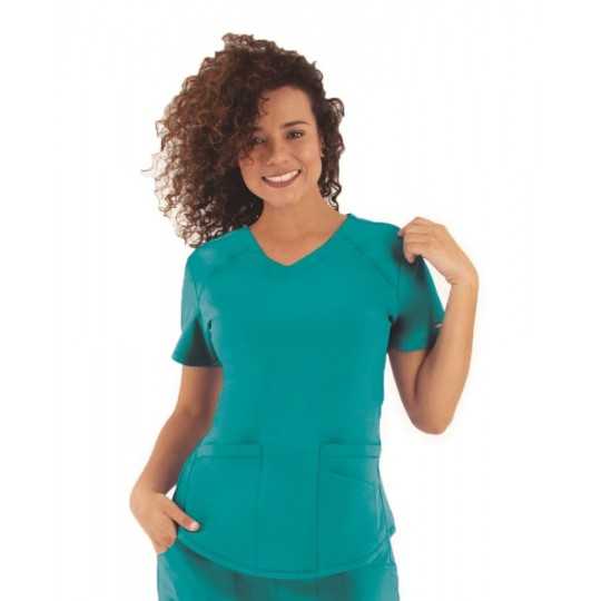 Tunique Medicale Femme Life Threads 1510 Bleu Lagon
