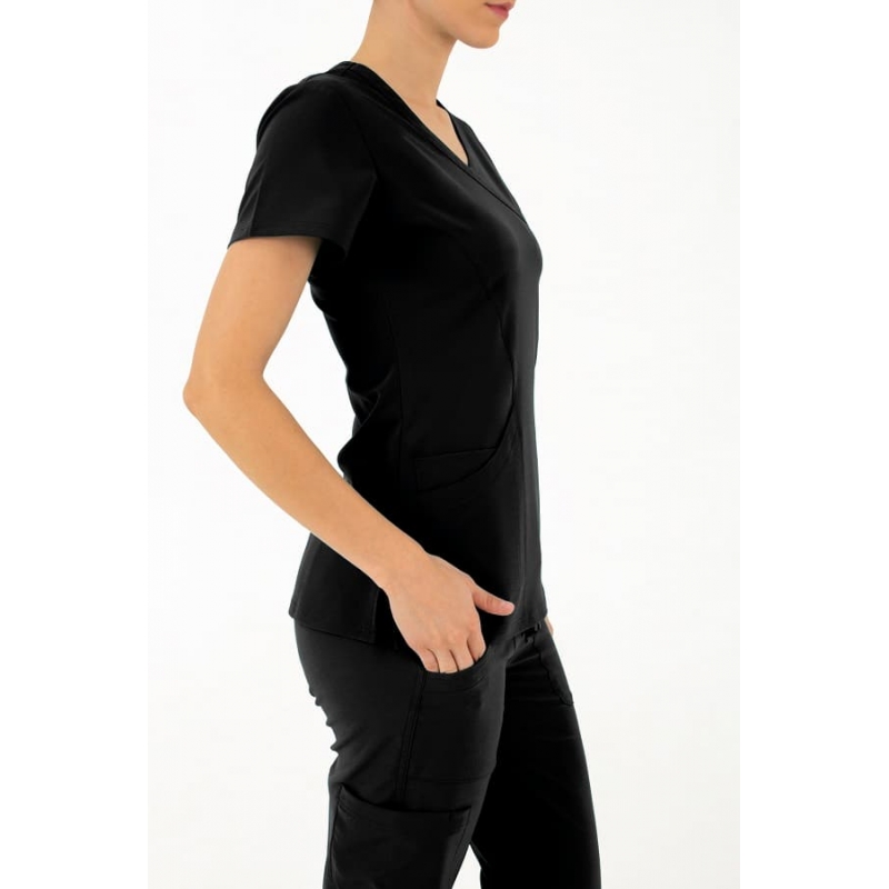 Tunique Medicale Femme Life Threads 1512 Noir
