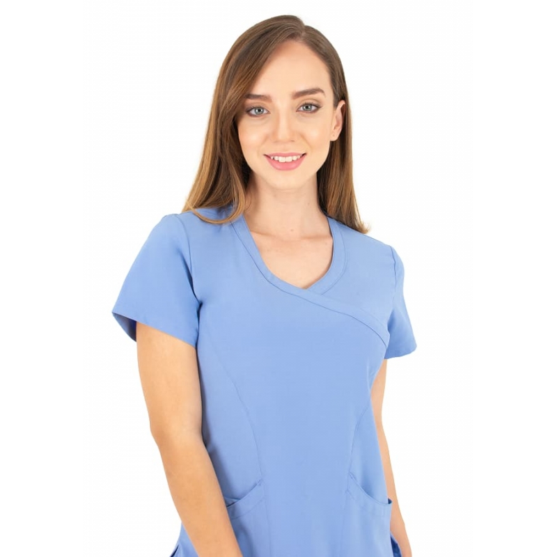 Tunique Medicale Femme Life Threads 1512 Bleu Ciel
