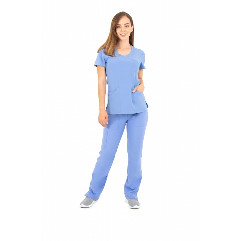 Tunique Medicale Femme Life Threads 1512 Bleu Ciel