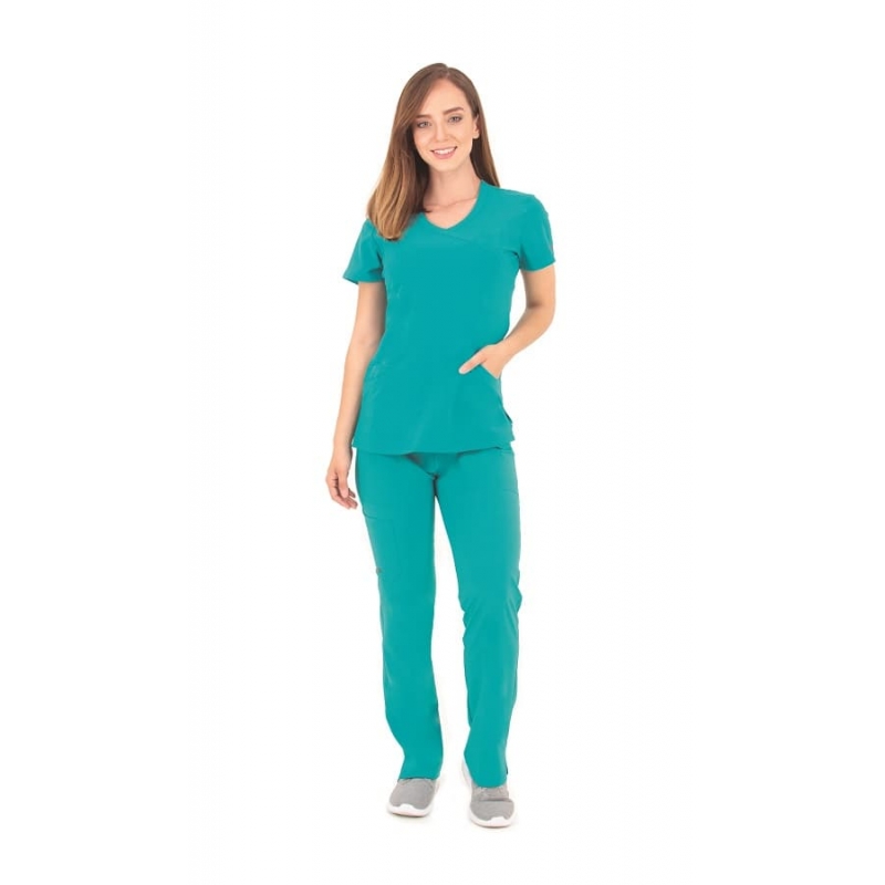 Tunique Medicale Femme Life Threads 1512 Bleu Lagon