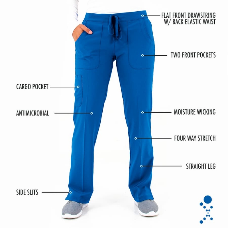 Pantalon Medical Femme Life Threads 1528 Bleu Royal