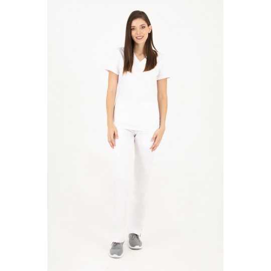 Tunique Medicale Femme Life Threads 1416 Blanc