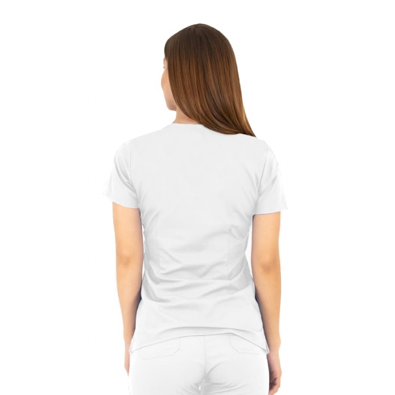 Tunique Medicale Femme Life Threads 1416 Blanc