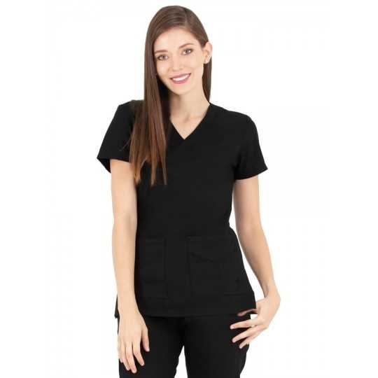 Tunique Medicale Femme Life Threads 1416 Noir