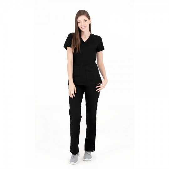 Tunique Medicale Femme Life Threads 1416 Noir