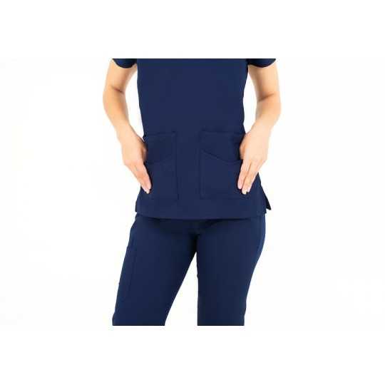 Tunique Medicale Femme Life Threads 1416 Bleu Marine