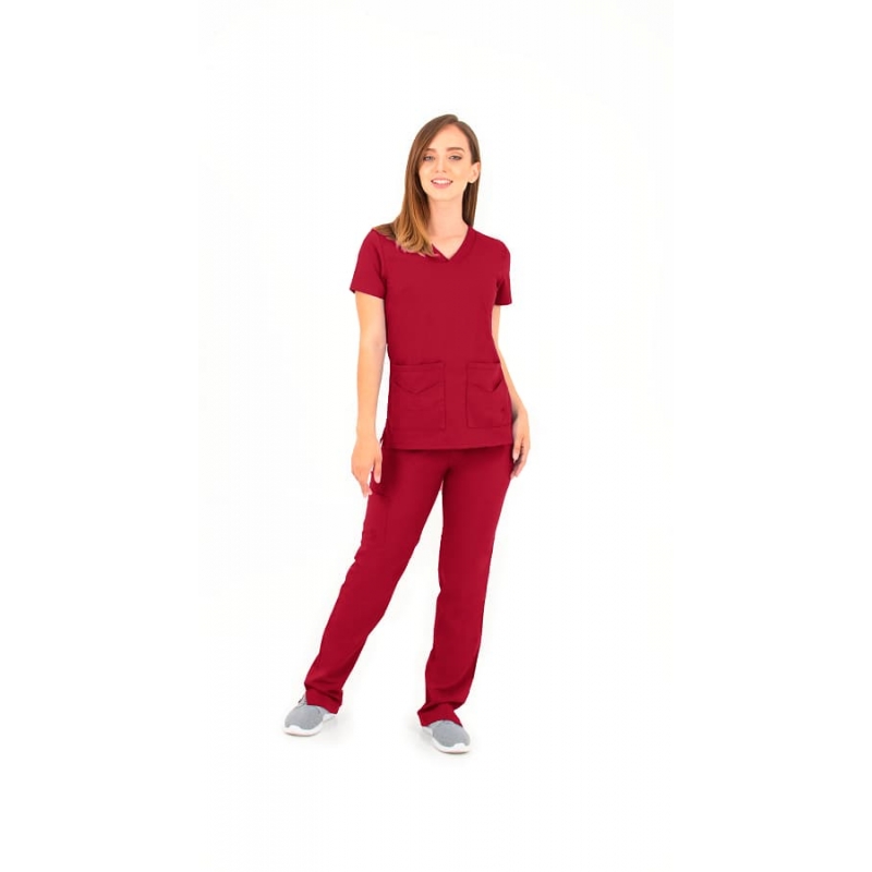 Tunique Medicale Femme Life Threads 1416 Rouge