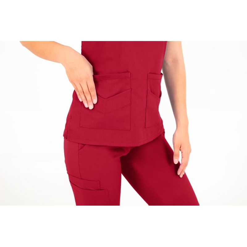 Tunique Medicale Femme Life Threads 1416 Rouge