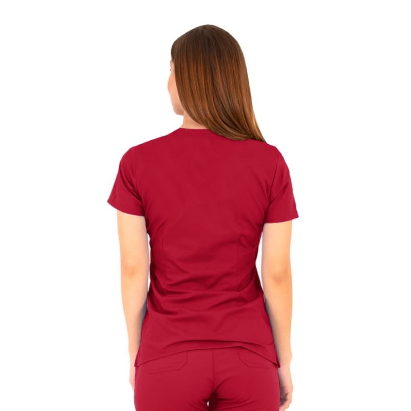 Tunique Medicale Femme Life Threads 1416 Rouge