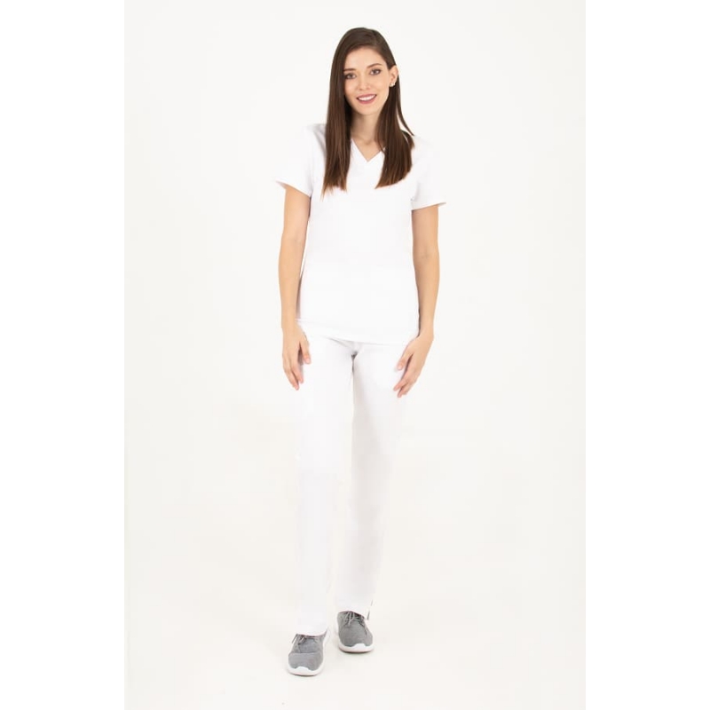 Pantalon Medical Femme Life Threads 1425 Blanc