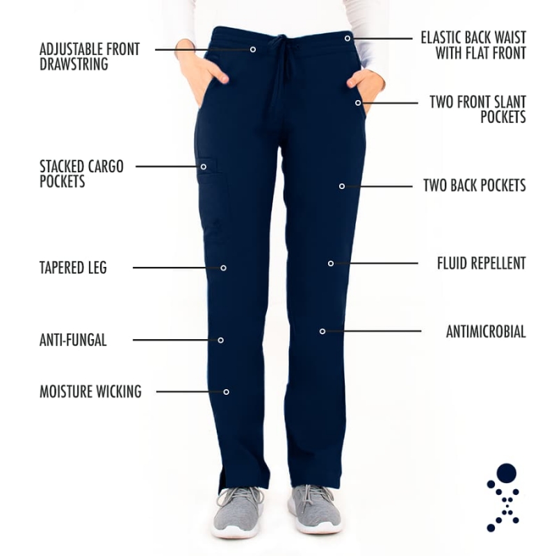 Pantalon Medical Femme Life Threads 1425 Bleu Marine