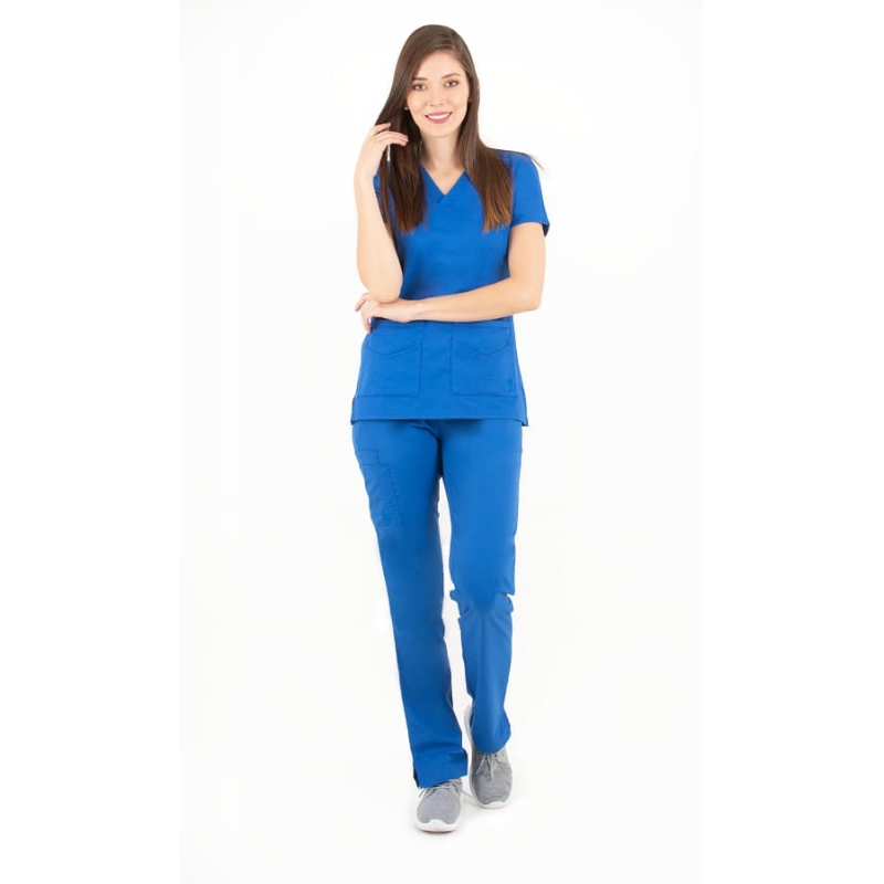 Pantalon Medical Femme Life Threads 1425 Bleu Royal