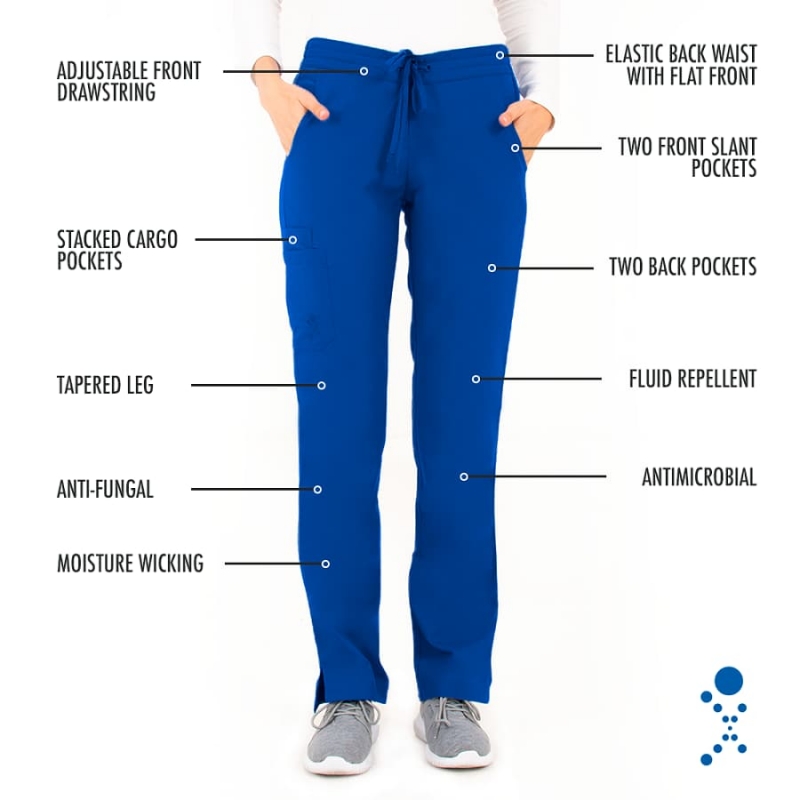 Pantalon Medical Femme Life Threads 1425 Bleu Royal