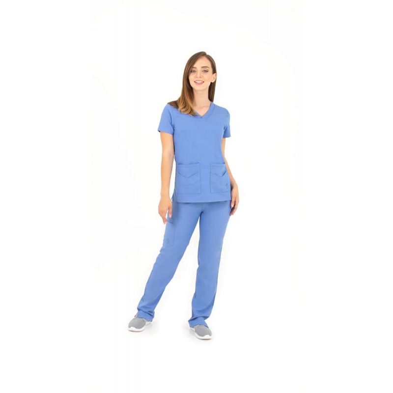 Pantalon Medical Femme Life Threads 1425 Bleu Ciel