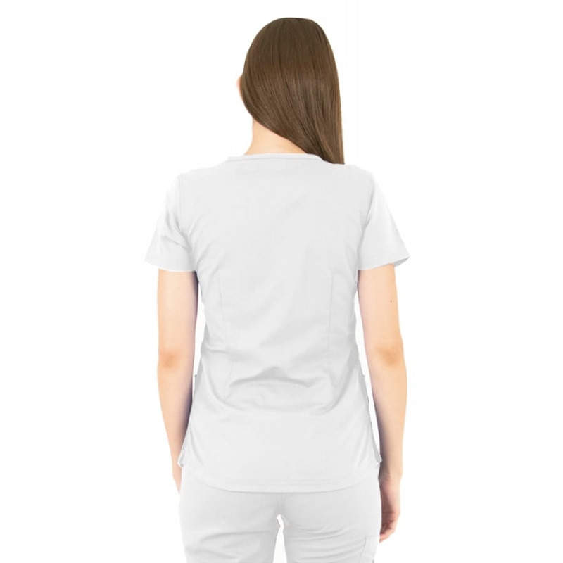 Tunique Medicale Femme Life Threads 1418 Blanc