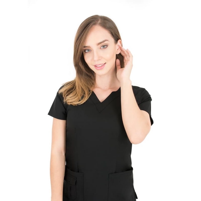 Tunique Medicale Femme Life Threads 1418 Noir
