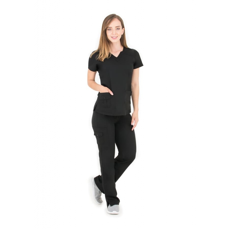 Tunique Medicale Femme Life Threads 1418 Noir