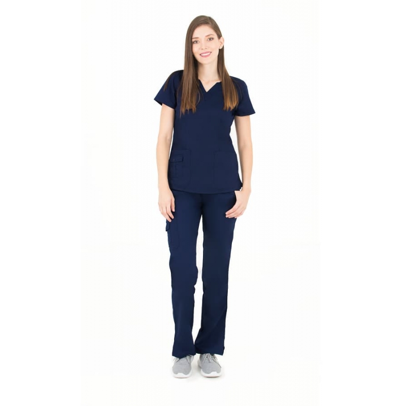 Tunique Medicale Femme Life Threads 1418 Bleu Marine