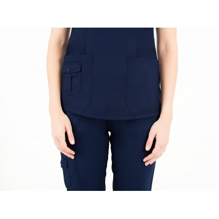 Tunique Medicale Femme Life Threads 1418 Bleu Marine