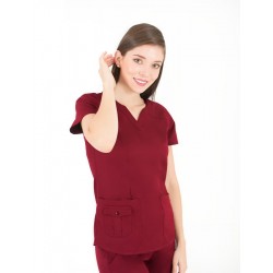 Tunique Medicale Femme Life Threads 1418 Bordeaux