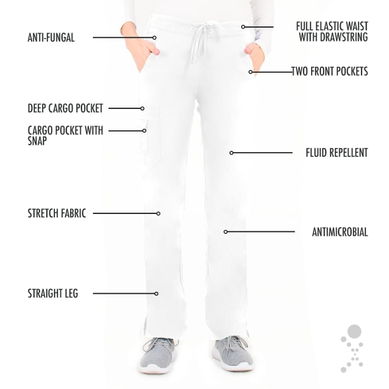 Pantalon Medical Femme Life Threads 1427 Blanc