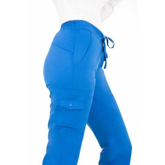Pantalon Medical Femme Life Threads 1427 Bleu Royal