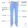 Pantalon Medical Femme Life Threads 1427 Bleu Ciel