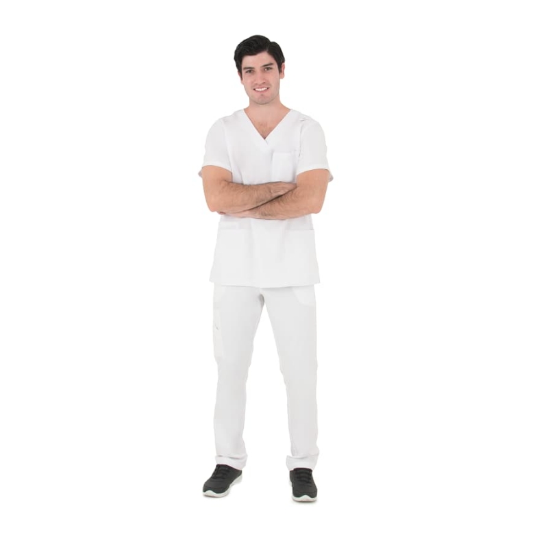 Pantalon Medical Homme Life Threads 2410 Blanc