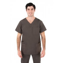 Tunique Medicale Homme Life Threads 2410 Gris Anthracite