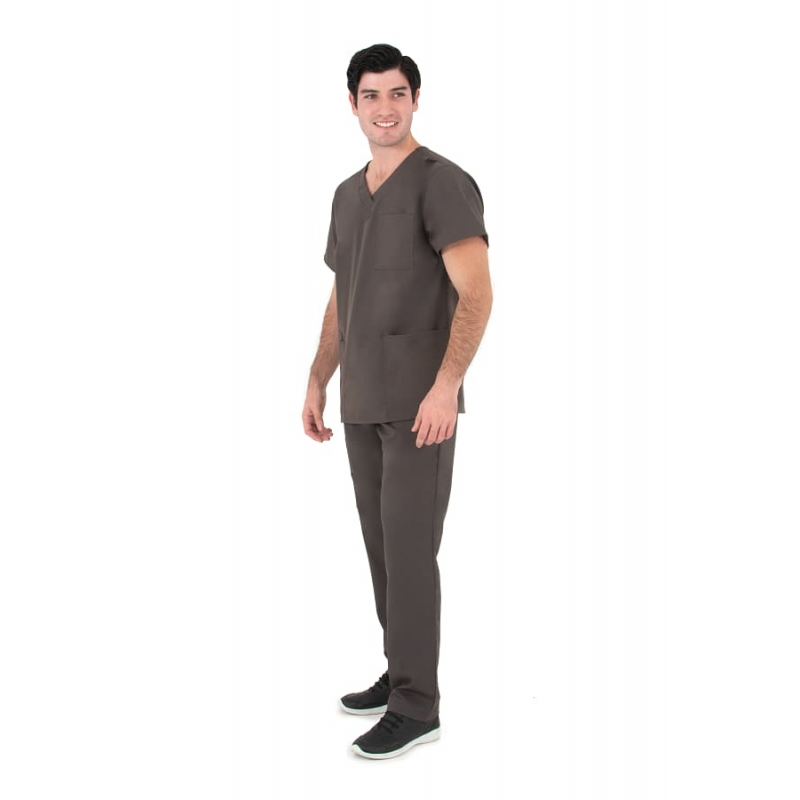 Tunique Medicale Homme Life Threads 2410 Gris Anthracite