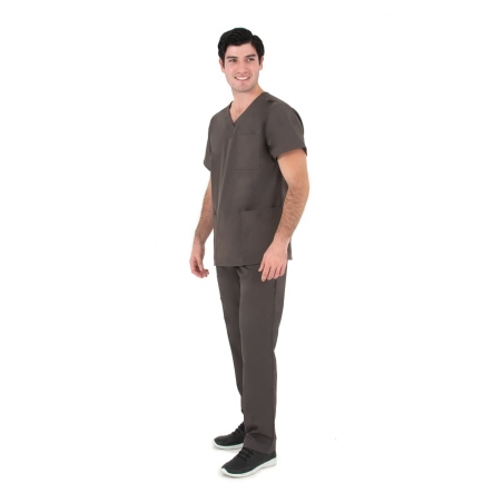 Tunique Medicale Homme Life Threads 2410 Gris Anthracite