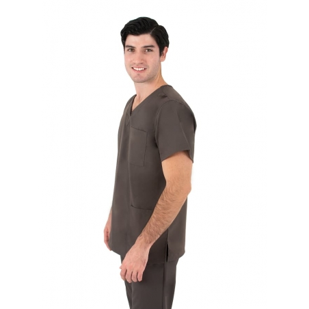 Tunique Medicale Homme Life Threads 2410 Gris Anthracite