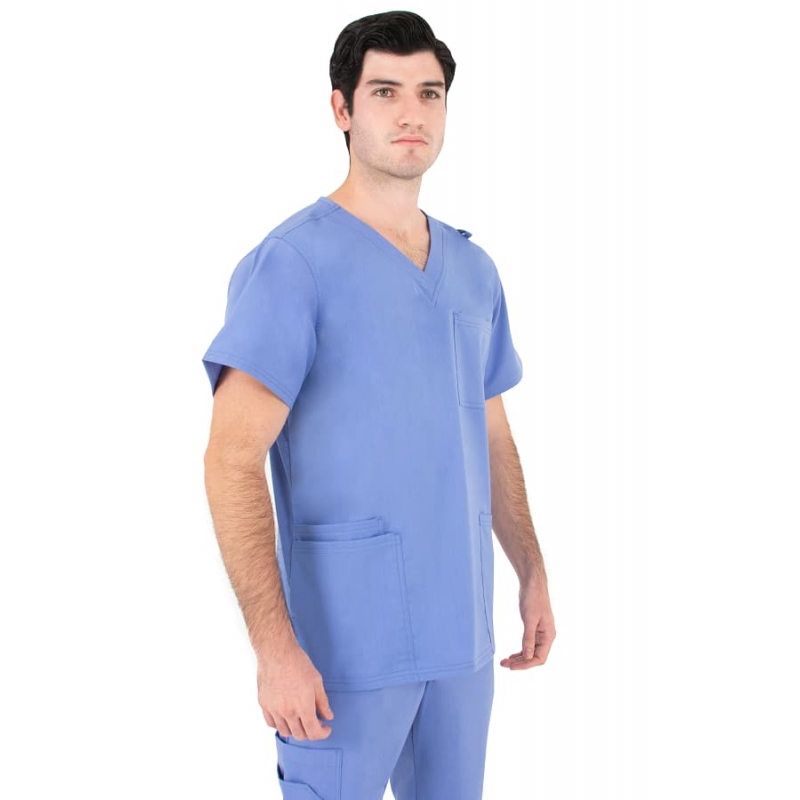 Tunique Medicale Homme Life Threads 2410 Bleu Ciel