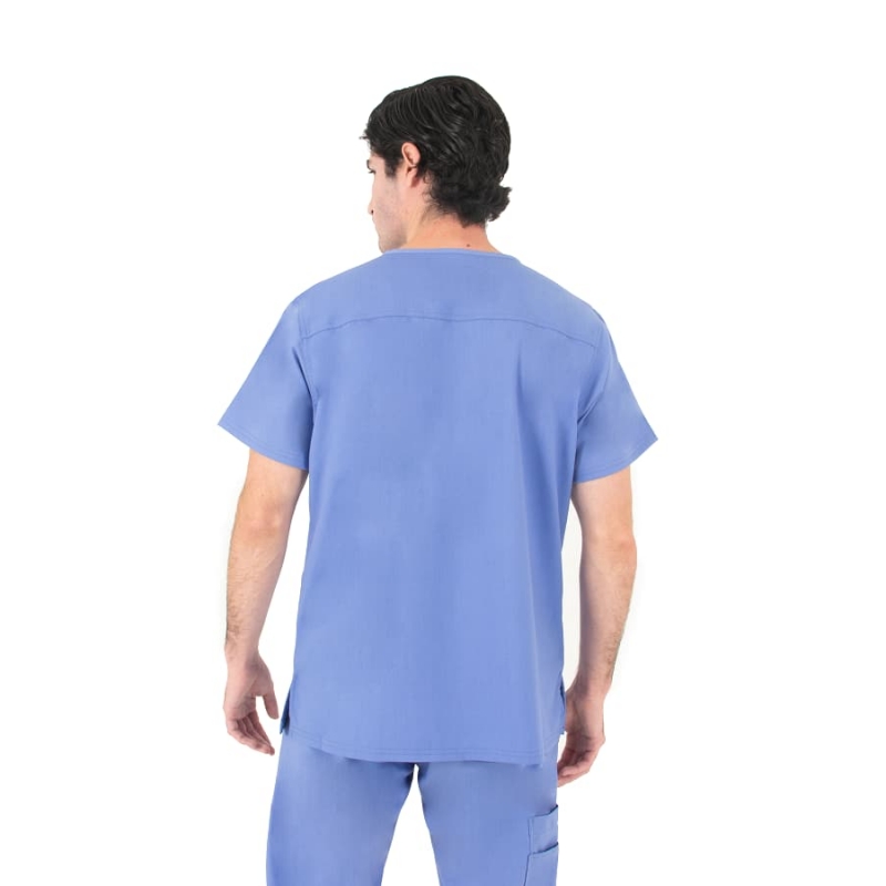 Tunique Medicale Homme Life Threads 2410 Bleu Ciel